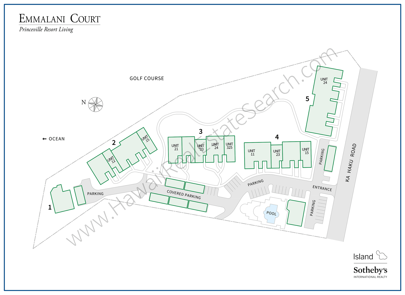 Emmalani Court Property Map